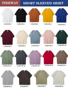 เสื้อยืดผู้ชายคุณภาพสูง ผ้าฝ้าย 100% หนานุ่ม ทรงโอเวอร์ไซส์ รับสกรีนลายตามสั่ง - Product Image 4