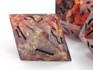 Jeu de dés en résine pour RPG de table, polyédriques, universels, pour jeux professionnels de D&D, équipement de jeu en gros - Product Image 6