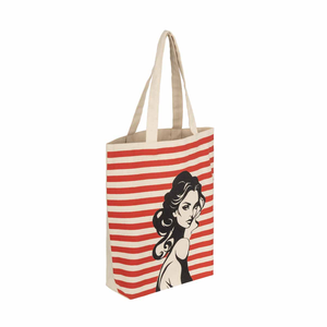 Eco-World Bags Hot Selling Women's Winter Fashion Large Open Closure <b>Canvas</b> Tote Bag Cotton Lining Letter Print for Shopping - Product Image 2