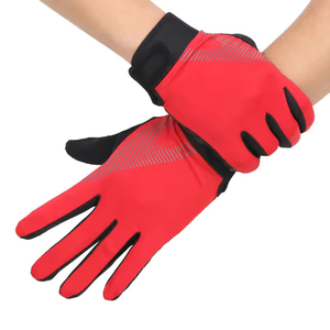 Gants de cyclisme à marque privée avec logo personnalisé, maille respirante et paume antidérapante pour les distributeurs de marques sportives, vente en gros - Product Image 3