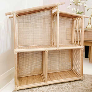 Maison de poupée en rotin ludique, maison de poupée en cannage, maison de jeu pour poupées, qualité supérieure, prix le plus bas - Product Image 1