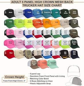 Gorra Trucker de Espuma 100% Algodón Casual de 6 Paneles con Logotipo Personalizado, Malla de Alta Calidad, Cuatro Estaciones, Mejor Precio, MOQ Bajo - Product Image 5