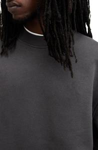 Sweat-shirt personnalisé à manches longues multicolore col rond avec impression en relief, fourniture ODM pour l'hiver, haut confortable en polyester uni pour homme - Product Image 6