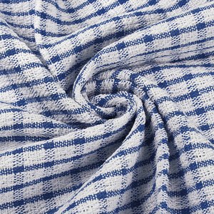 Essuie-tout de cuisine en coton biologique GOTS 100 %, motif à carreaux, absorbant, tissé, type gaufré, pour le nettoyage, 40x65 cm, vente en gros - Product Image 5