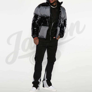 Youth Puffer Jacket Lightweight Warm Quilted Coat for <b>Boys</b> and Girls Puffer Jacket Custom Embroidery Winter Streetwear Jacket - Product Image 4