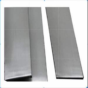 Barre plate brillante en acier doux MS de 8 mm, polie, argentée, longueur 3 m, usage industriel, fabricant Punit Gujarat - Product Image 4