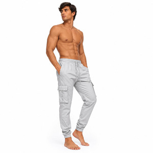 Multi Pocket Workwear <b>Trouser</b> Design With Side Pockets Soft Breathable Fabric Relaxed Fit and Everyday Streetwear <b>Cargo</b> <b>Trousers</b> - Product Image 6
