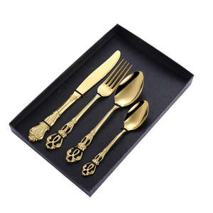 Juego de Cubiertos Modernos de Lujo en Acero Inoxidable |   Cubiertos de Primera Calidad para Hoteles, Eventos y Restaurantes de Alta Cocina - Product Image 1