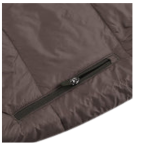 Gilet matelassé oversize unisexe en polyester recyclé personnalisé, sans manches, col montant, pour la vente en gros et en vrac - Product Image 4