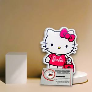 Hello Kitty Hand Bag Lash Tiles Private Label Eyelash <b>Plate</b> Pallet Flower Square Diamond Stainless Steel <b>Magnetic</b> Lash Tile for - Product Image 2