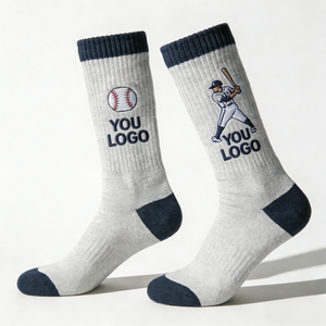 Chaussettes de baseball en coton peigné sans couture, anti-odeur, bactériostatiques et anti-transpiration, tendance 2026 - Product Image 2