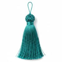 Pompons en rayonne soyeuse de 8 cm, faits main, de haute qualité, épais, pour vêtements ou usage personnalisé, couleur et taille haute visibilité