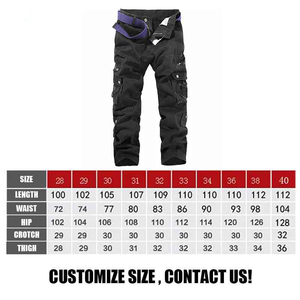 กางเกงคาร์โก้ผู้ชายสไตล์สตรีทแวร์ลำลองพิมพ์โลโก้ได้ หลายกระเป๋า ผ้าฝ้าย 100% แห้งเร็ว ขายส่งจากโรงงาน - Product Image 6