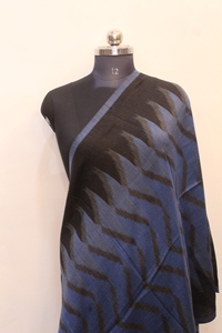 Pashmina Reversible Mediana para Mujer, Ligera, Suave, de Lana, Negra y Azul, para Todas las Temporadas, Ideal para Fiestas - Product Image 6
