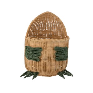 Handmade Natural Rattan Dinosaur Storage <b>Basket</b> <b>with</b> <b>Lid</b> for Kids Toy Organizer and Nursery Room Decoration - Product Image 4