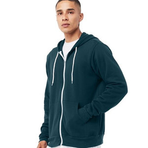 <b>Men's</b> Full-<b>Zip</b> <b>Up</b> Athletic Casual Hoodies BELLA + CANVAS Sponge <b>Fleece</b> Premium Quality <b>Zip</b>-<b>Up</b> Price Private Label Hoodie For <b>Men</b> - Product Image 2