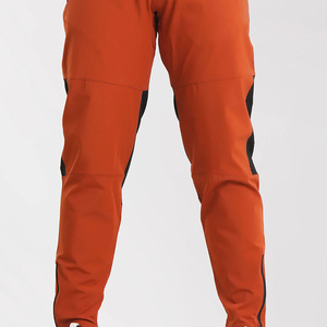 2026 Best Quality Men's Orange Elastic Waist Jogger <b>Pants</b> With Side Pockets Casual Breathable Sweatpants Autumn Wear - Product Image 5
