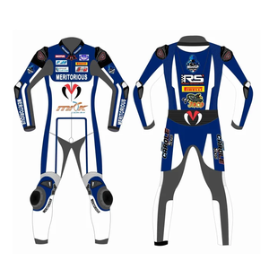 Traje de Carreras de Cuero Personalizado Unisex de Piel de Vaca/Canguro de Una Pieza con Protección de Nivel 2 CE - Product Image 1