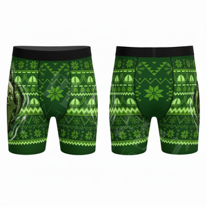 Customized Printed Pattern Athletic Sports Underwear Breathable Stretchy Fitness Gym Running OEM ODM Custom Brief <b>Boxer</b> Shorts - Product Image 2