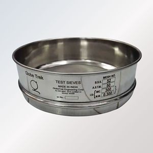 ตะแกรงทดสอบ GT-504 BSS 52 IS 0.300 ตะแกรงกรองสแตนเลสสำหรับห้องปฏิบัติการ สำหรับการวิเคราะห์อนุภาค - Product Image 1