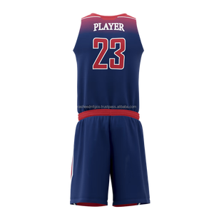 Vêtements de basket-ball à sublimation personnalisée Maillot de basket-ball à séchage rapide de grande taille Uniforme de basket-ball uni 2025 - Product Image 5