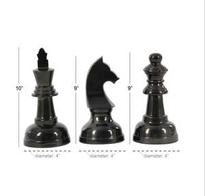Modern Aluminium Handmade Eco-Friendly Durable Chess <b>Figures</b> Set Single-piece Artistic Tabletop Decor for Home Office - Product Image 3