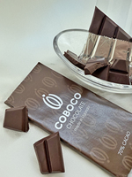 [Kijamitable] Barra de Chocolate COBOCO 70% Cacao, Chocolate Negro Amargo Sólido, Hecho en Uganda