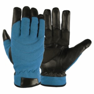 Guantes Tácticos de Cuero, Completos, Marrón y Negro, Antideslizantes, Protección para Hombre para Actividades al Aire Libre - Product Image 2