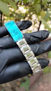 นาฬิกาข้อมือหรูหราสไตล์วินเทจสำหรับทุกเพศ ประดับเพชรโมอิสซาไนต์ หน้าปัดกระจก ตัวเรือนสแตนเลสสตีล 904L ระบบอัตโนมัติ - Product Image 4