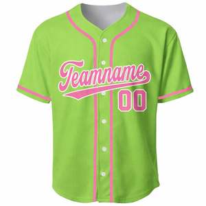 เสื้อเบสบอลอเมริกันแบบสั่งทำสำหรับผู้หญิง |   ชุดกีฬาแบบติดกระดุม |   ชื่อและหมายเลขส่วนตัว |   ชุดทีมขายส่ง - Product Image 3
