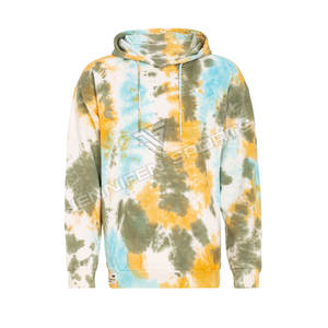 Fabricante de Ropa Urbana Americana de Invierno de Alta Calidad, 420 GSM, Algodón Grueso, Estilo Oversize, Teñido con Técnica Tie-Dye, Logotipo Personalizado, Transpirable - Product Image 1