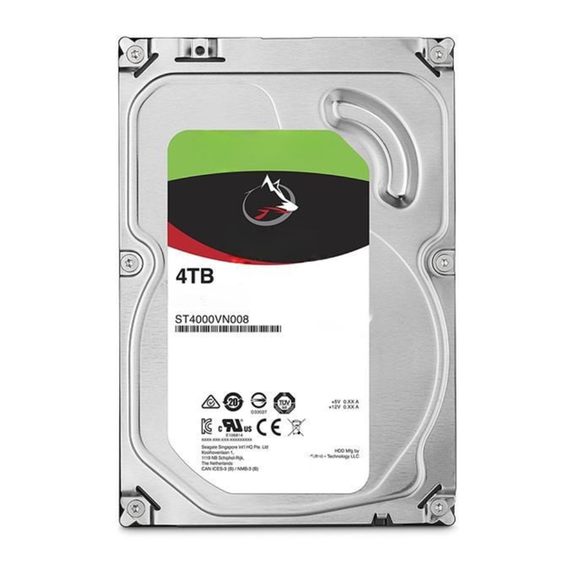 New Original 4TB 3.5 Inch Internal NAS Hard Drive SATAIII 6Gb/s 5900RPM 64MB Cache High Performance Metal Shell Desktop Storage