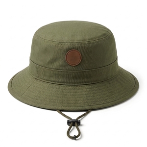Sombrero de Pescador Personalizado de Algodón Camuflado para Exteriores, 100% Algodón, Ala Ancha, para Pesca, Senderismo, Camping, Protección Solar, OEM, ODM, Marca Privada - Product Image 1