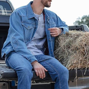 Servicio OEM, Chaqueta de Mezclilla para Hombre de Alta Calidad, Chaqueta de Mezclilla para Hombre 100% Algodón en Venta - Product Image 2