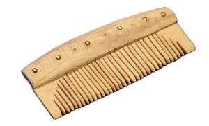 Peigne à cheveux en bois de Neem naturel, antistatique, fait main, à dents larges, pour démêler la barbe et masser le cuir chevelu, écologique, portable et léger - Product Image 3