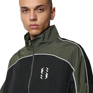 Blouson bombardier en soie pour hommes de haute qualité Style Hip Hop col montant fermeture à glissière hiver imperméable respirant écologique OEM - Product Image 4