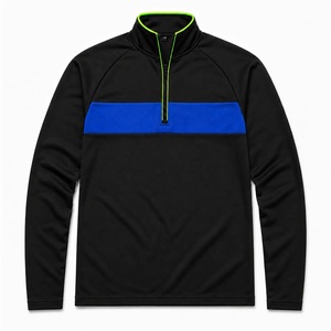 Veste de course à fermeture éclair pour homme, personnalisable avec logo, idéale pour l'échauffement avant l'entraînement et la course Fartlek, avec broderie personnalisée. - Product Image 1