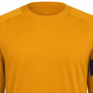 Customized Mustard Yellow <b>Long</b> <b>Sleeve</b> <b>Cycling</b> <b>Jersey</b> Adults Unisex Breathable Lightweight Quick Dry 100% Polyester Road Bike - Product Image 3