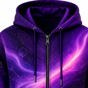 Sudaderas con cremallera para hombre de talla grande, sudaderas con cremallera modernas y elegantes, básicas, en stock para hombres. - Product Image 4