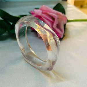 Custom Handmade Resin Bangle Bracelet with <b>Mother</b> of Pearl Inspired Finish Luxury Decorative Fashion Jewelry for Women - Product Image 3