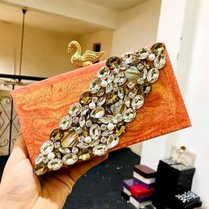 Elegante Bolso de Mano de Resina Acrílica para Mujer, Bolso de Fiesta de Lujo Transparente, Bolso de Boda de Diseñador - Product Image 6