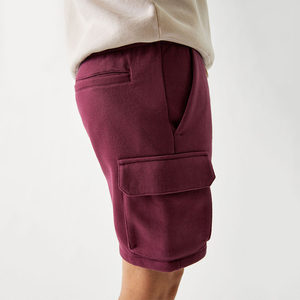 Pantalones Cortos Casuales de Verano para Hombre, 100% Algodón, 230 Gramos, Textura Ondulada, Cordón Ajustable, Corte Holgado, Logotipo Personalizado para Hombre y Mujer - Product Image 5