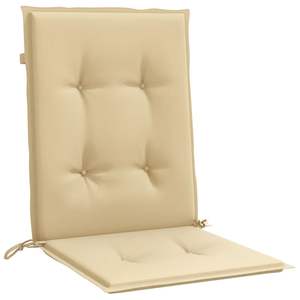 Juego de 2 cojines para silla de exterior de respaldo bajo, color beige melange - Product Image 4