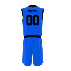 Quick Dry Anti-UV Sports Performance Plus Size Available Custom Breathable Basketball Uniform Jersey Shorts Set - Product Image 4
