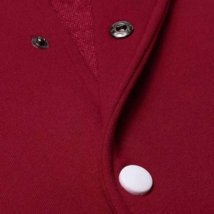Stonefield Manufacturing Unisex Solid Color <b>Waterproof</b> Hooded <b>Winter</b> Streetwear Varsity <b>Jacket</b> Full Sleeves Patchwork 100% Wool - Product Image 3