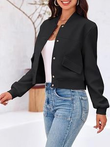Chaqueta Bomber de Poliéster Tejido Blanco para Mujer, Personalizada, al por Mayor, Zeta Phi Beta, Larga, con Cierre de Cremallera, Estilo Crop - Product Image 3