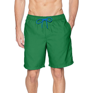 Shorts pour hommes avec poches, motif uni, décontractés et sportifs, en Spandex/Polyester, service OEM, prix de gros, en vente - Product Image 2