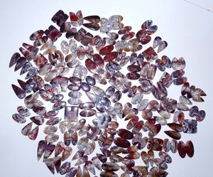 Paire d'agates Crazy Lace naturelles de qualité supérieure, pierres précieuses lâches, formes variées, jeu de couleurs, polies, haute qualité, pour la fabrication de bijoux - Product Image 2