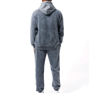 Chándal de invierno para hombre, oferta especial, suministro directo de fábrica, alta calidad, 100% algodón, forro polar, con cremallera, con capucha, informal, estilo urbano - Product Image 6