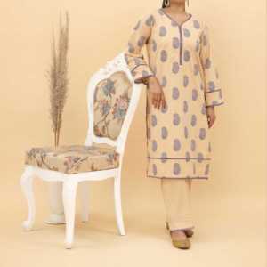 2 piezas de pantalones de traje Cambric de algodón serigrafiados para Mujer Colección PS5071 - Product Image 3